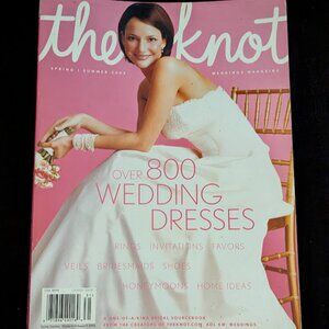 VTG The Knot Magazine Summer 2003 800 Wedding Dresses Favors Bridesmaids Shoes